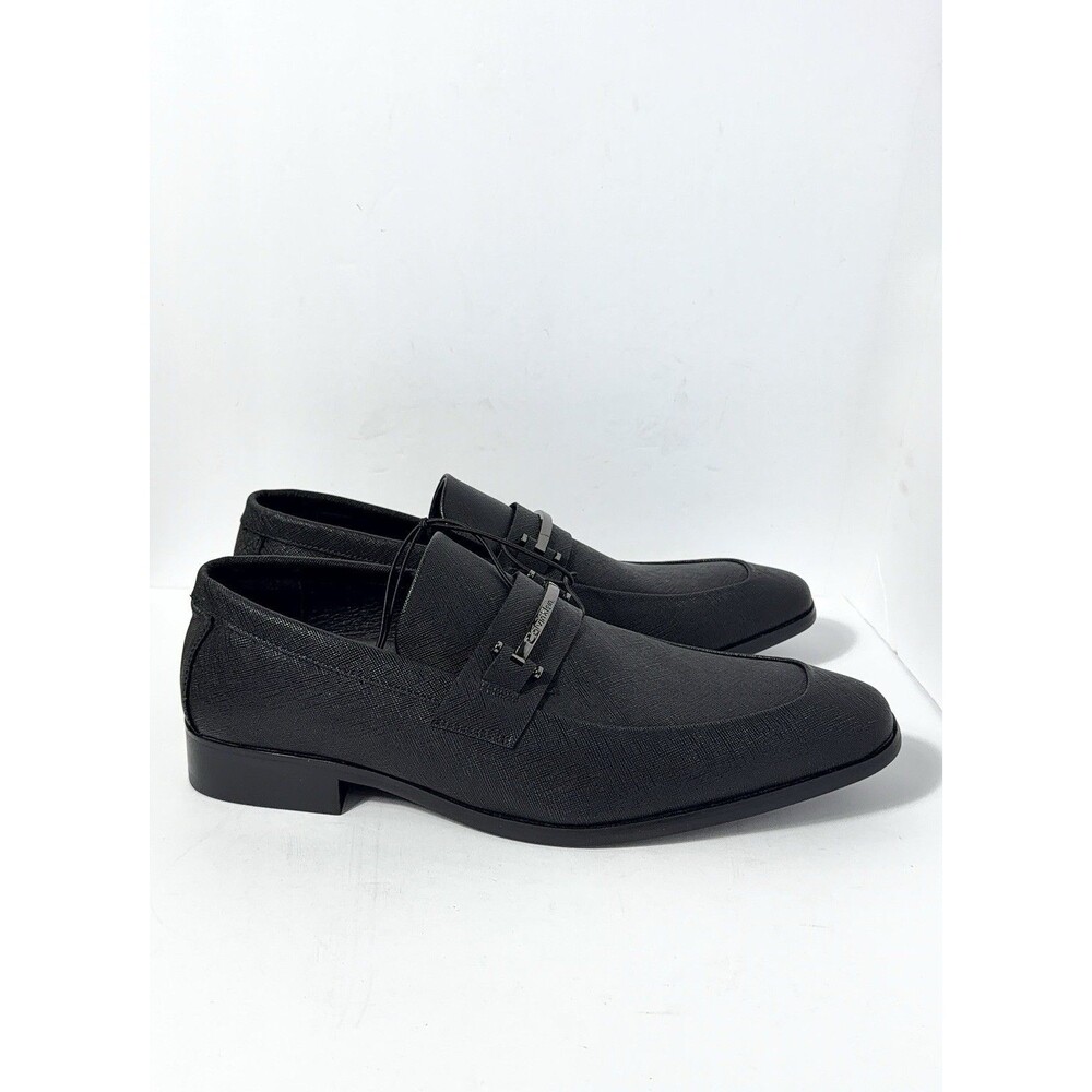 Calvin Klein Men’s Black Dress Loafers Slip-On Shoes Size 9.5 M 701 C26